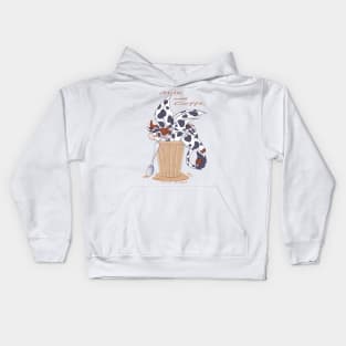 Drink Dragon Coffee with milk Kids Hoodie